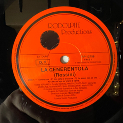 Винтажная виниловая пластинка LP Gioacchino Rossini Джоаккино Россини, La Cenerentola (Франция 1985)