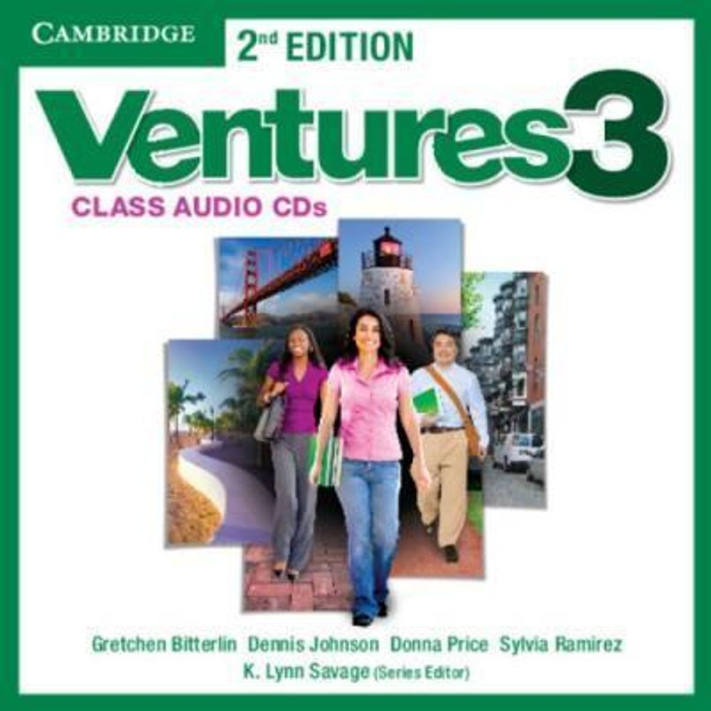 Ventures 2nd Edition 3 Class Audio CD's(2)