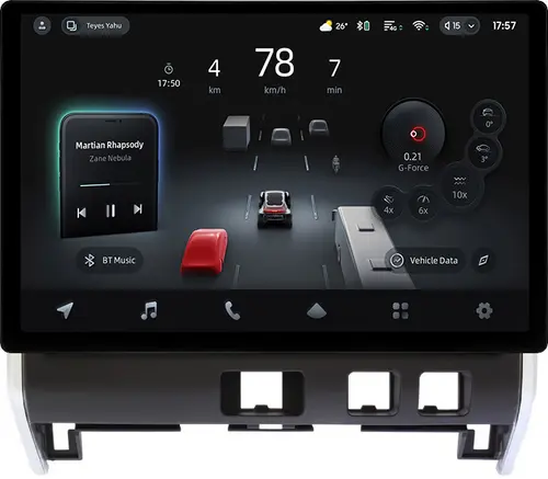 Магнитола для Nissan Serena C27 2016-2019 (рамка матовая) - Teyes CC4-PRO монитор 13" 2K QLED на Android 13, Быстрейшая, Snapdragon 778G, ИИ, CarPlay, DSP, 4G SIM-слот