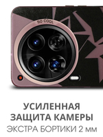 Дизайнерский чехол из пластика для TECNO CAMON 30 PREMIER с усиленной защитой камеры и глянцем