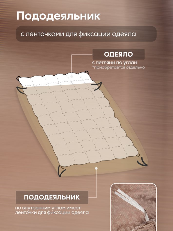 Комплект из египетского хлопка «Матовая дымка»