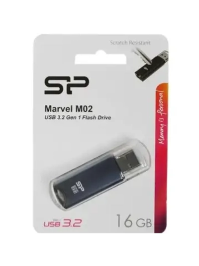 Память USB Flash 16 ГБ Power Marvel M02 BLUE