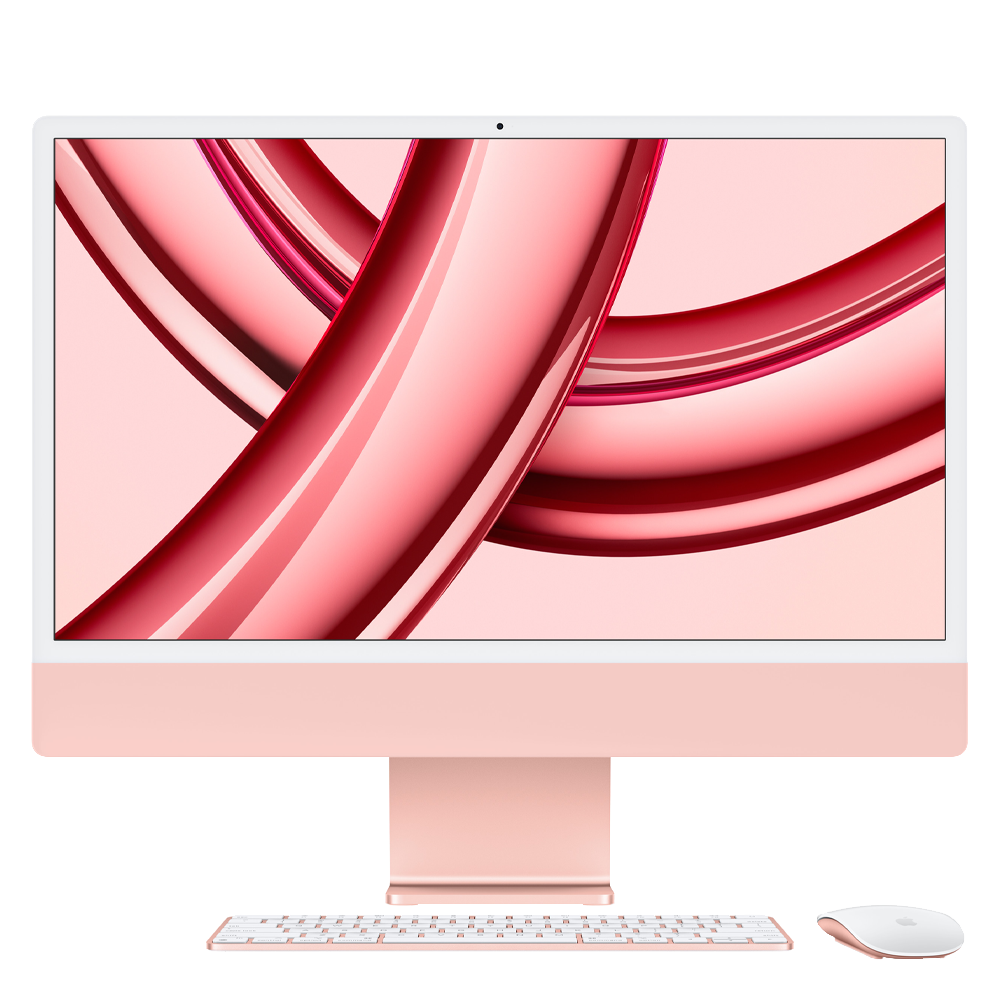 Моноблок Apple iMac 4.5K 24" (M3 8 CPU/10 GPU, 2023) 16/512GB, Pink (Розовый)