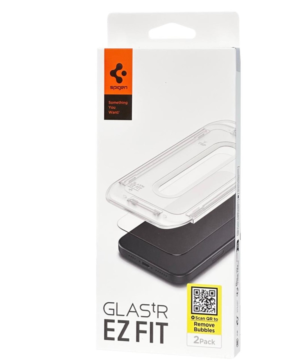 Защитное стекло для i-Phone 16 Pro 6.3" Spigen Glas.tR EZ Fit (AGL07928) (2шт) прозрачное