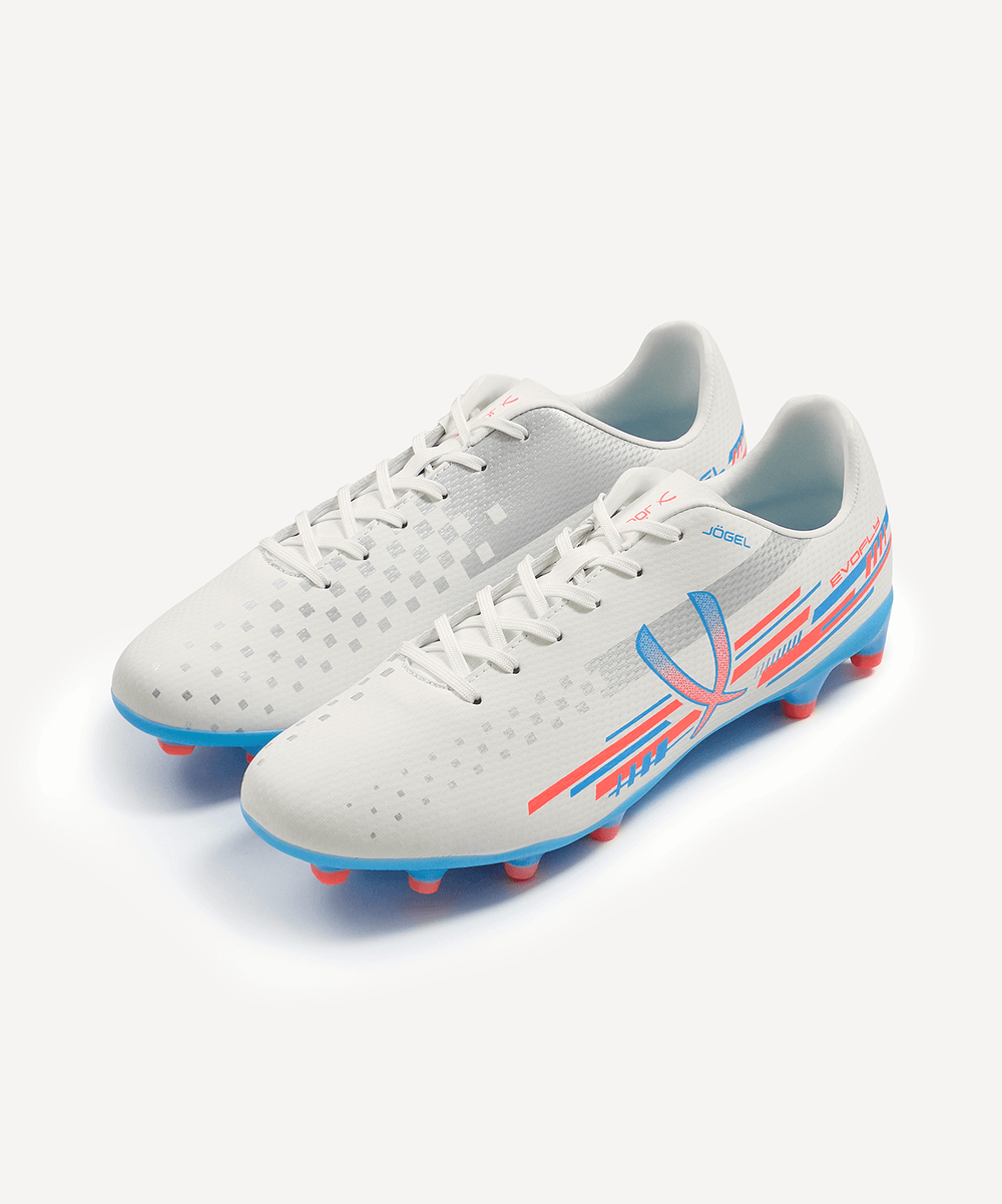 Бутсы футбольные Evofly FG Talant White/blue