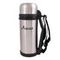 Термос TONAR 1500ML HS.TM-012 (дополн.пласт.чашка, скл.ручка, ремень)