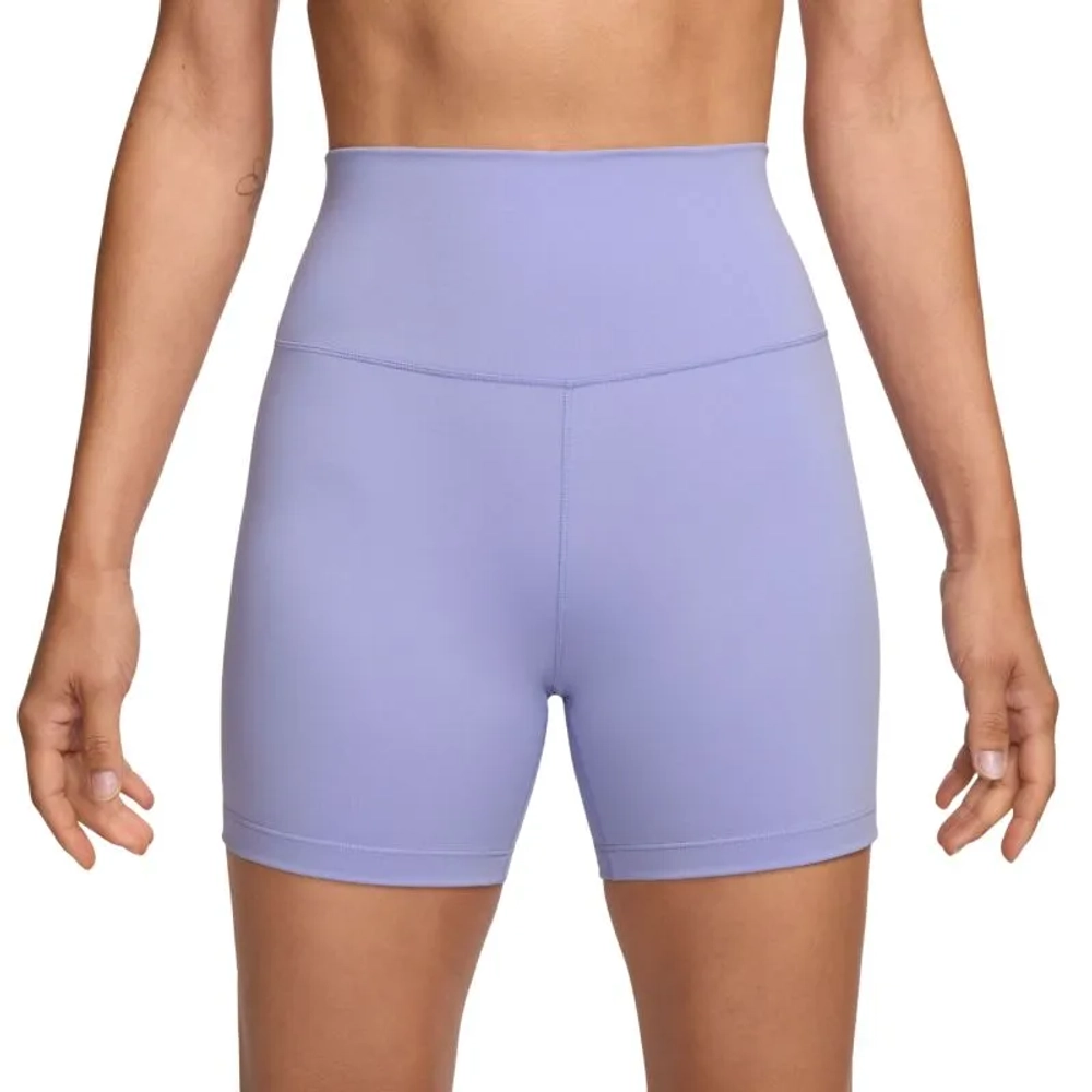 Женские теннисные шорты Nike One High-Waisted 5in - lilac ice/black