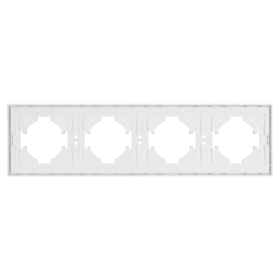 Рамка пластиковая FRM-TENDO-PL-4-WH (Arlight, -)
