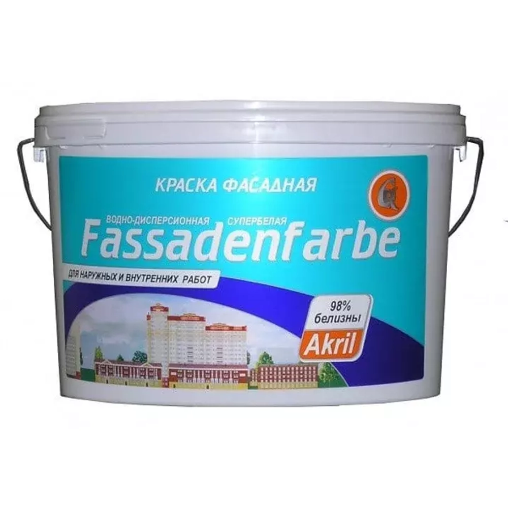 Краска Фасадная Fassadenfarbe 14 кг
