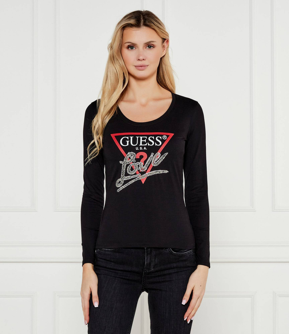Блузка GUESS - черный(W5RI64 I3Z14)
