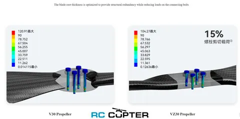 Пропеллер карбоновый VZ 26x9.5 T-Motor (пара)