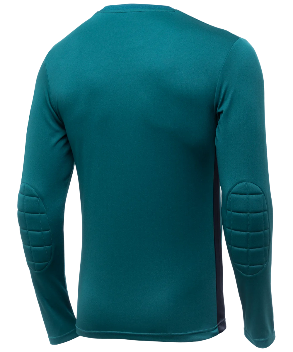 Футболка вратарская CAMP GK Padded LS, зеленый/черный/белый
