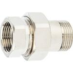 Американка STOUT никелированная прямая 3/4" ВР/НР O-Ring уплотнение