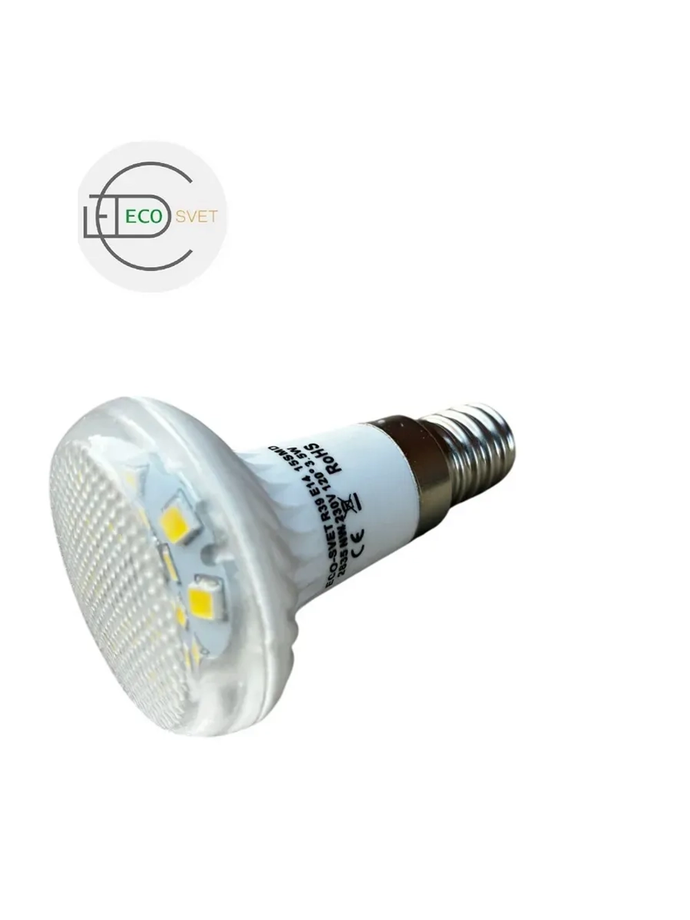 Светодиодная LED лампа R39 E14 3.5W тёпл