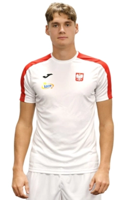 Теннисная футболка Joma Polska PZT - white/red