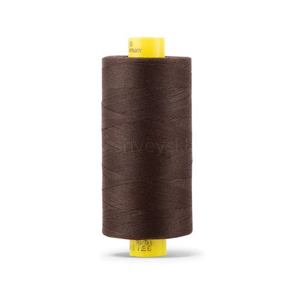 Нитка Gutermann Mara 150 (1000 метров), 1 кат., особо тонкая | 1512 темный шоколад