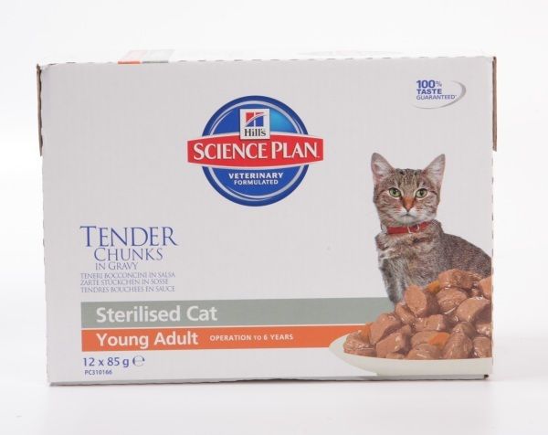Hill's Sterilised Cat Кусочки в соусе для стерилизованных кошек с индейкой