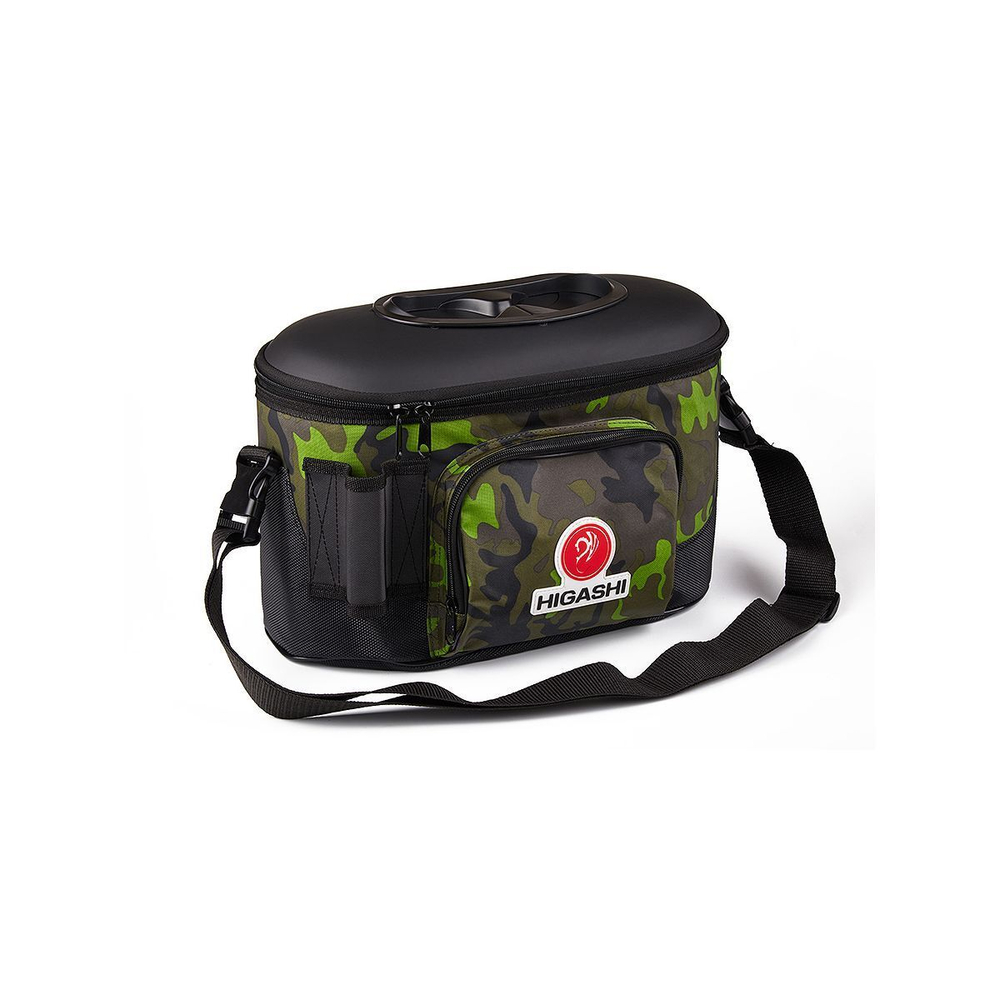 Термокан рыболовный HIGASHI Live bait box 7.5L#Green Camo