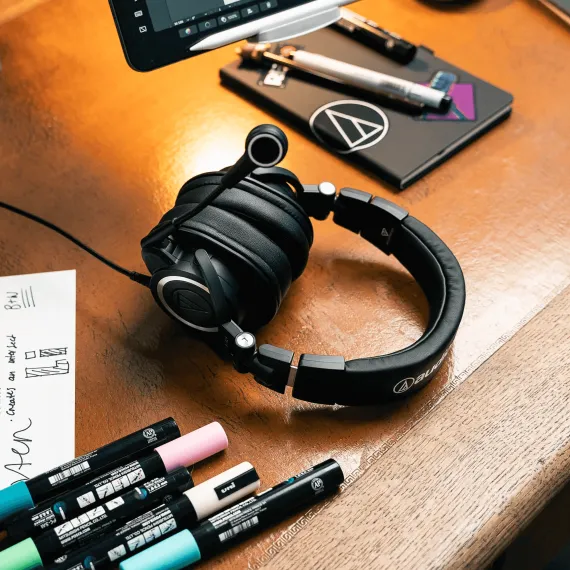 Audio-Technica ATH-M50xSTS-USB Black