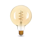 Лампа Gauss LED Filament G125 Flexible 6W E27 360 lm 2400K Golden 158802008