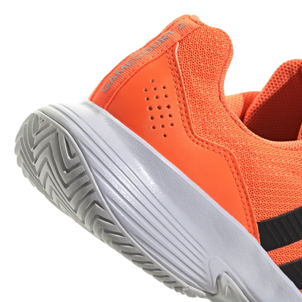 Мужские теннисные кроссовки Adidas GameCourt 2 M - lucid orange/core black/silver metallic