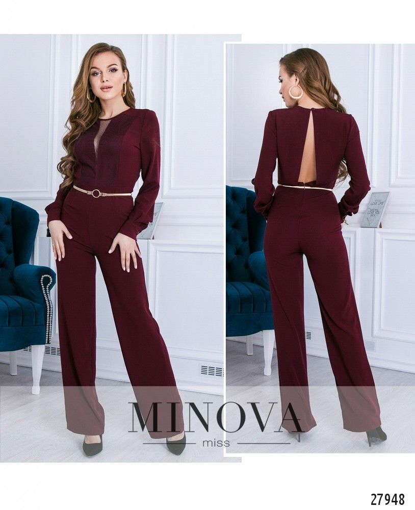 Комбинезон 4001-бургунди Minova