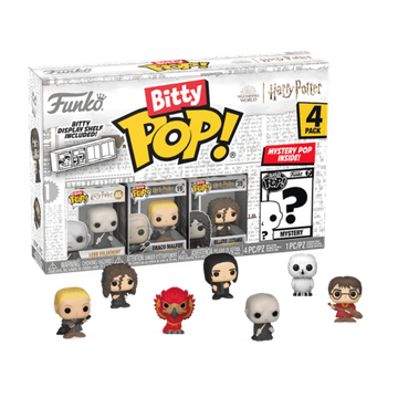 Набор Funko Bitty POP! Harry Potter S4 Voldemort+Draco+Bellatrix+Mystery (1 of 4) 4шт 71318