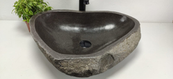 Раковина из речного камня RS-6792 (57x45x15)