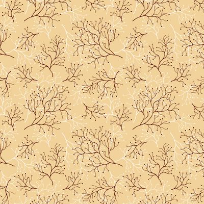 Decorative flowers seamless pattern.