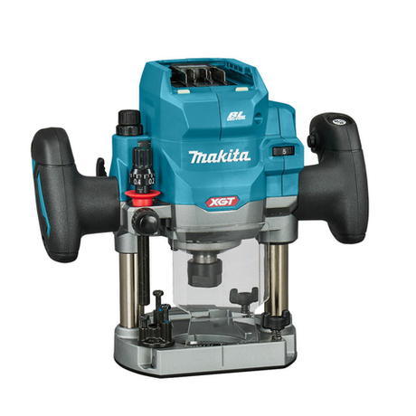 СУПЕР ЦЕНЫ! Фрезер погружной аккумуляторный Makita XGT 40V BL AWS XPT, цанга 6, 8, 12 мм, глубина погружения 0-60 мм, 8000-25 000 об/мин, плавный пуск RP001GZ