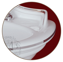 Раковина Migliore Milady ML.MLD-25.773.D2.PL  декор  хром 77x60.5см.