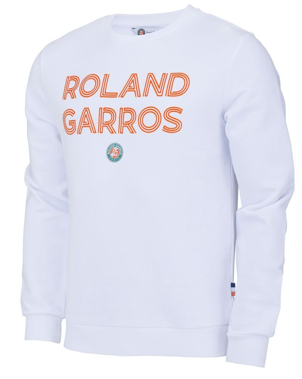 Мужская теннисная кофта Roland Garros 2024 Sweatshirt - white