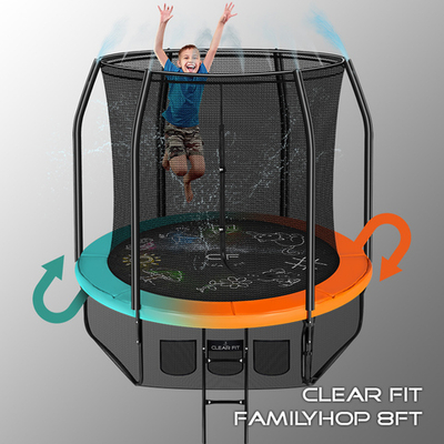 Каркасный батут Clear Fit FamilyHop 14Ft