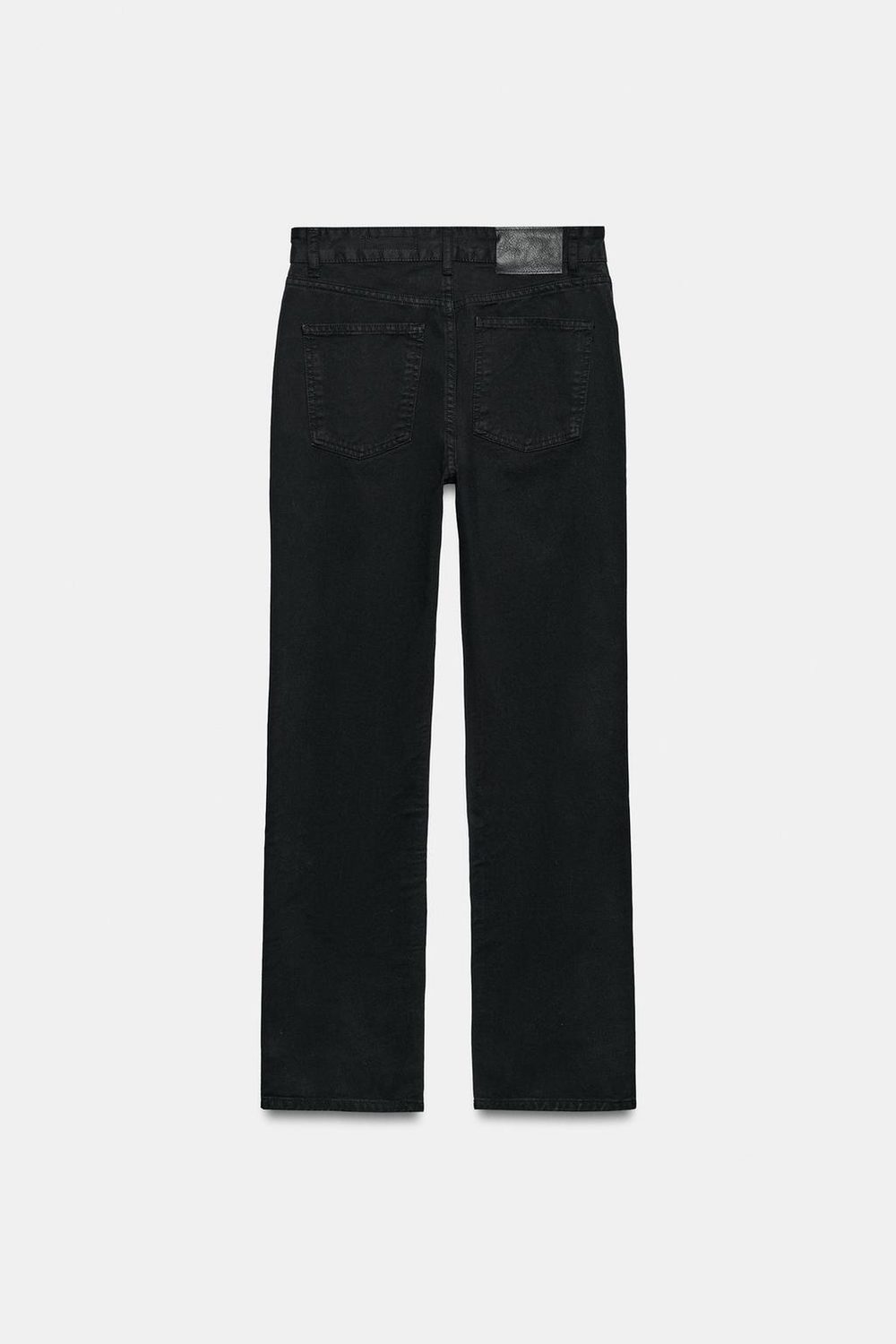 ZARA ДЖИНСЫ WIDE LEG СО СРЕДНЕЙ ПОСАДКОЙ — ZW COLLECTION, ЧЕРНЫЙ