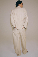 БРЮКИ В ПОЛОСКУ ИЗ ЛЬНА — ZW COLLECTION — ZARA
