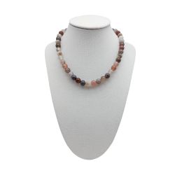 Бусы Агат серый (8-9 мм)