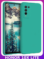 Мягкий Soft Touch чехол из силикона для HUAWEI HONOR 10X LITE / P SMART 2021 с бархатной подкладкой