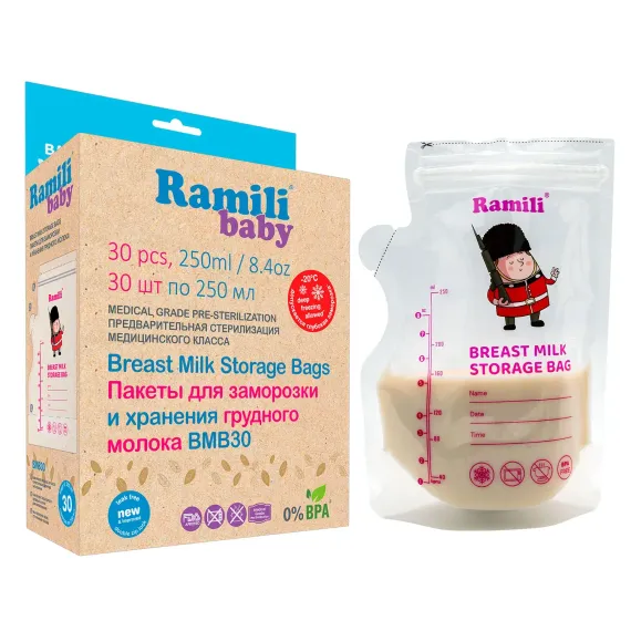Пакеты для грудного молока Ramili Baby BMB30