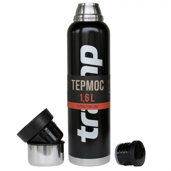 Термос Tramp 1600 мл нержавейка TRC-029 Черный