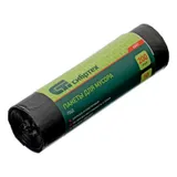Пакеты для мусора 200 л x 10 шт, пвд, короткий ролик, тип дна "Звезда" Сибртех — фото 1