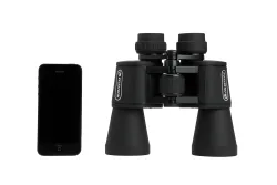 Бинокль Celestron UpClose G2 20x50 - с телефоном для масштаба
