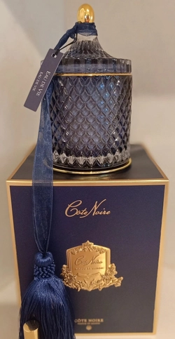 Свеча ароматическая Grand Navy Art Deco Свеча Cote Noire Синий / Золотой