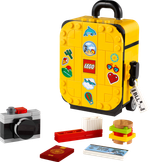 Конструктор Лего Креатор Жёлтый дорожный чемодан 40817 | LEGO Creator Yellow Travel Suitcase  184 детали 7+