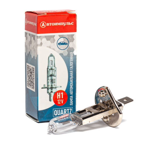 H1 12-55 Автолампа галогенная H1, 12 В, 55 Вт, P14.5S