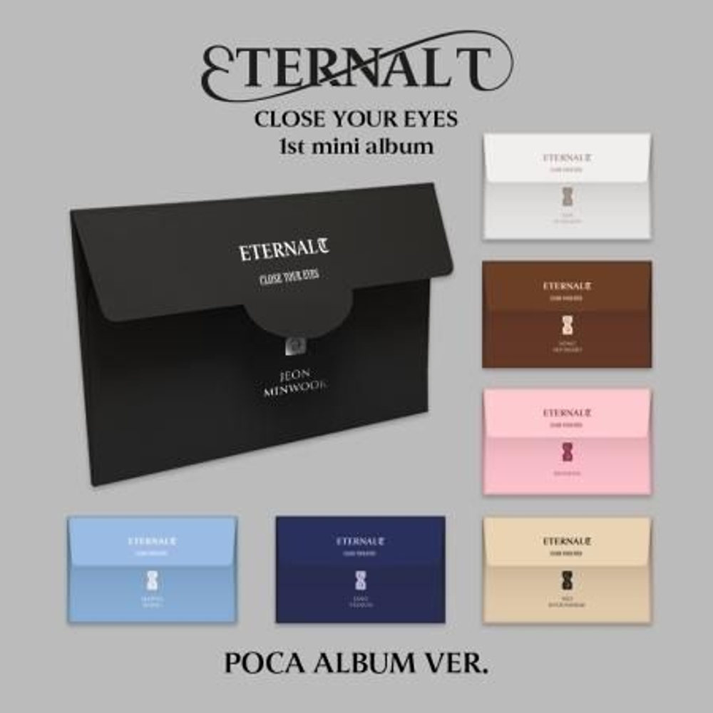Альбом CLOSE YOUR EYES - ETERNALT 1st Mini Album POCA ALBUM 7 Version SET