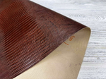 Кожа Lizard Chocolade текстура ящерицы