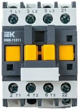 IEK Контактор КМИ-11211 12А 230В/АС3 1НЗ арт. KKM11-012-230-01