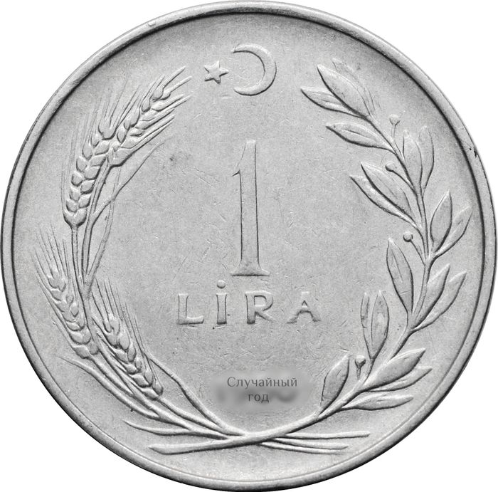 1 лира 1959-1966 Турция