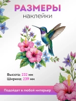 Наклейки интерьерные Колибри