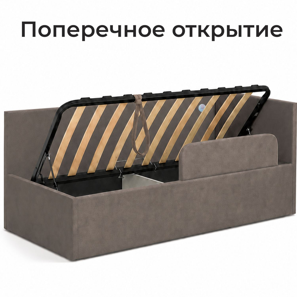 Кровать детская Амелия с подсветкой с сенсорной кнопкой